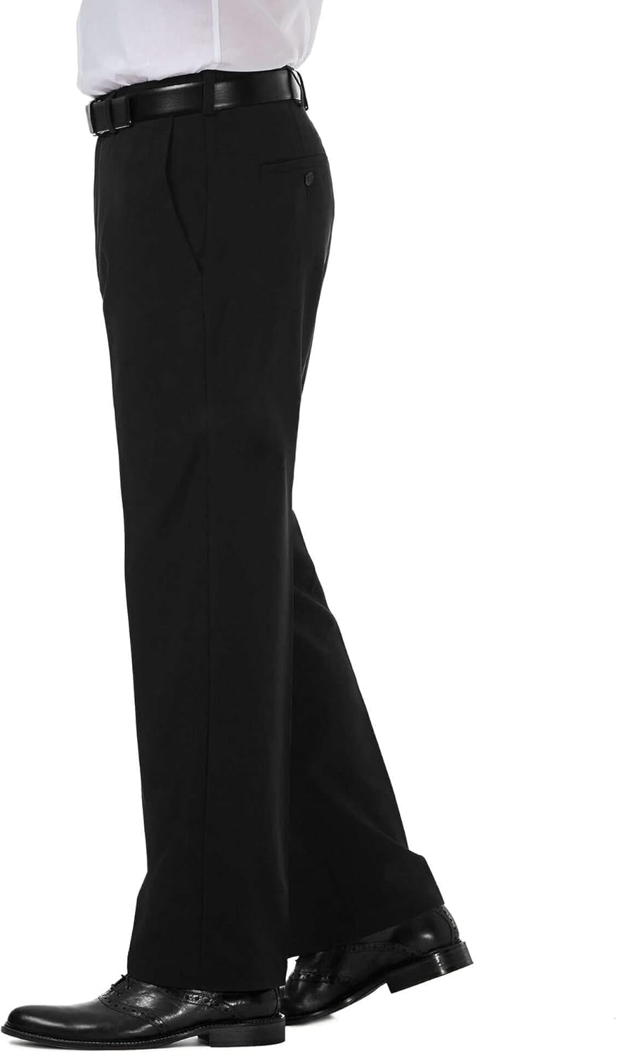 Men's  Classic Fit Flat Front Casual Stretch Performance Golf Pant