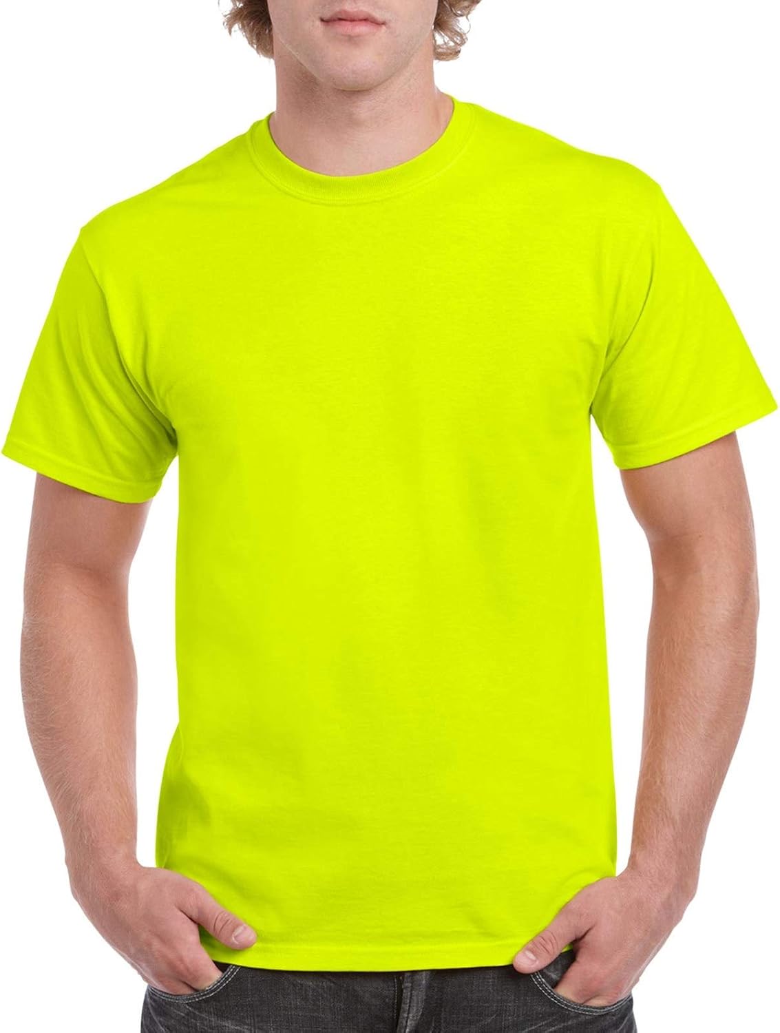 Men Heavy Taped Neck Comfort Jersey T-Shirt