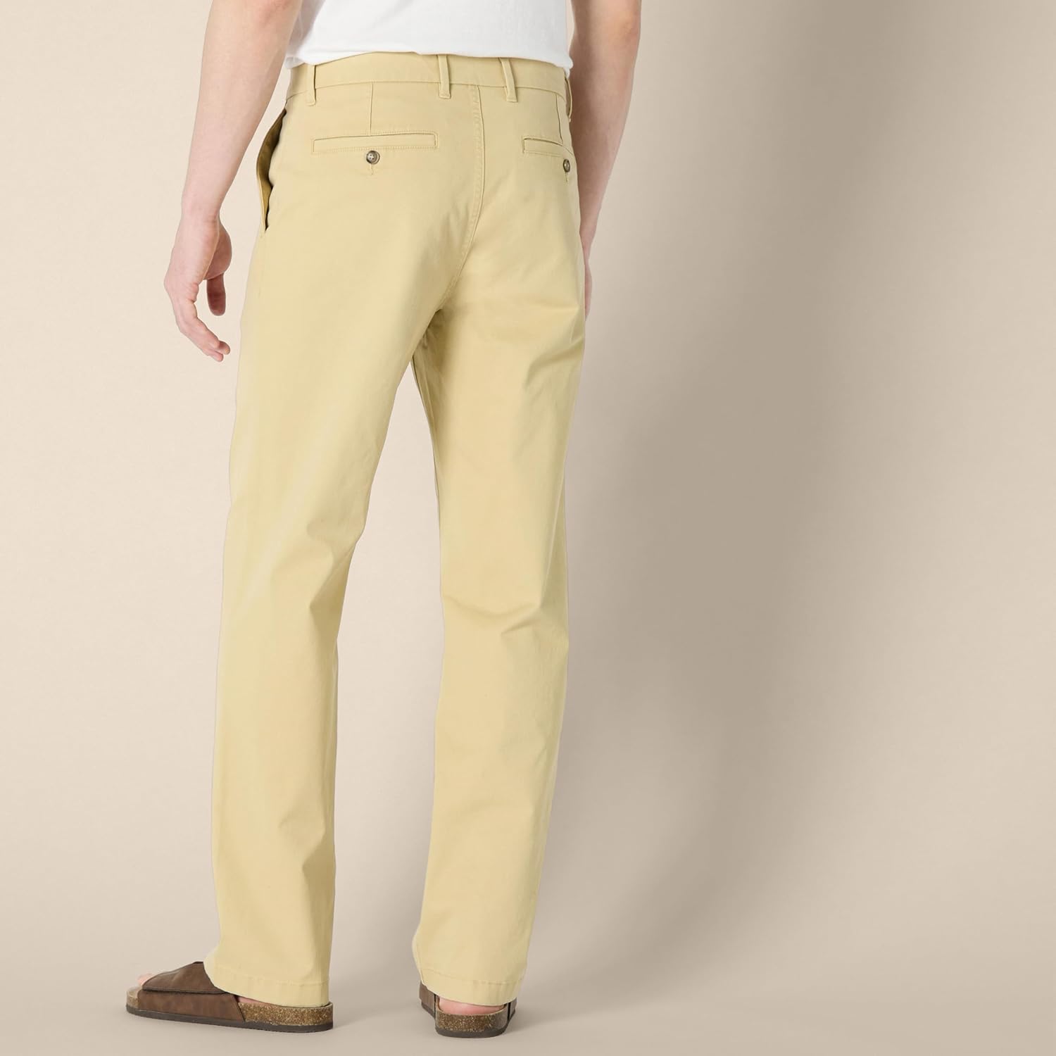 Mens Relaxed-Fit Cotton Chino Pant