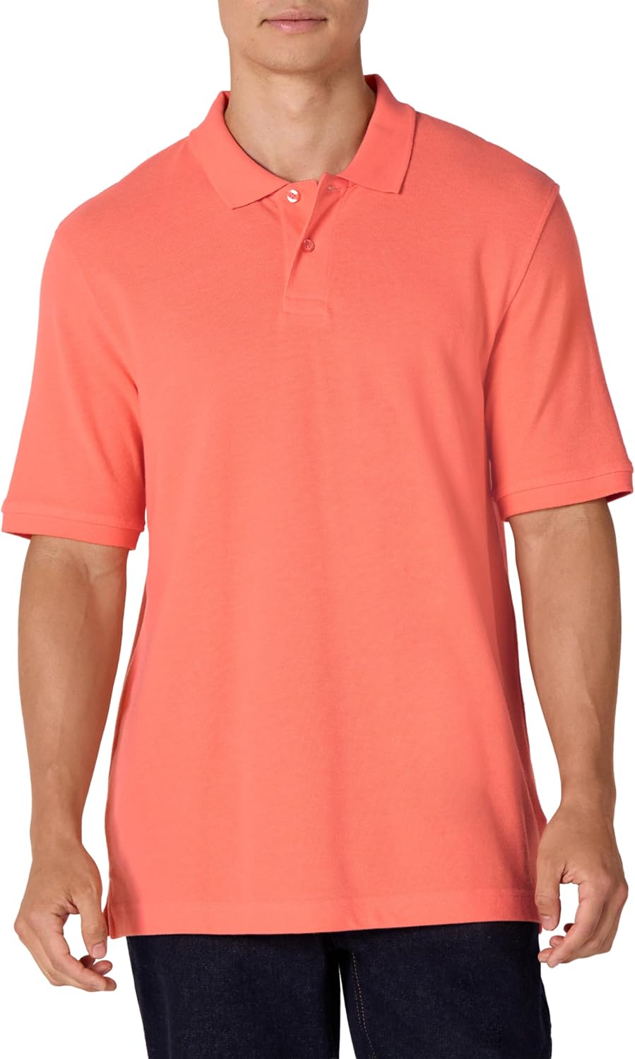Men Regular-Fit Cotton Pique Polo Shirt (Available in Big & Tall)