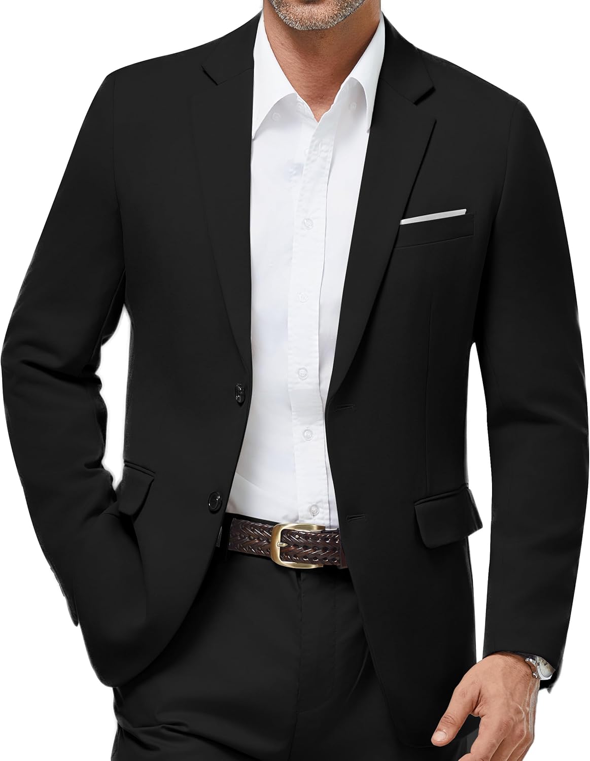 Mens Casual Blazer Suit Jackets Slim Fit Two Button Sport Coats Lightweight Business Jacket