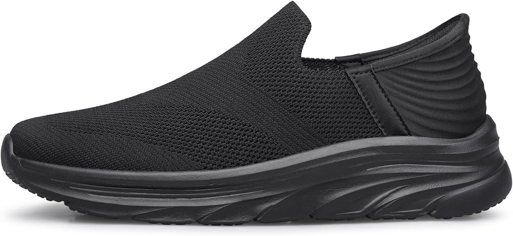 Men's Hands Free Slip on Walking Shoes Lightweight Comfortable Tennis Casual Non Slip Workout Sneakers Loafers