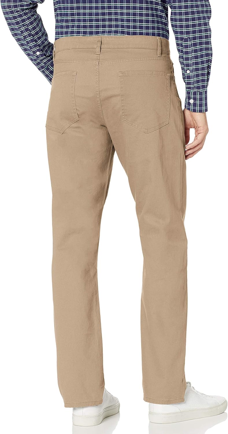 Men's Pants, Relaxed-Fit, 5-Pockets, Stretch Twill