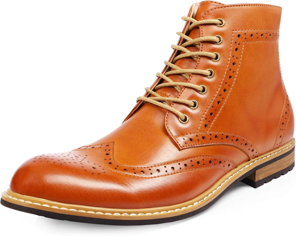 Men Dress Ankle Motorcycle Boots
