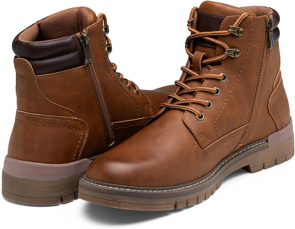 Mens Boots Fashion Casual Boot Hiking Zipper  Boots for Men