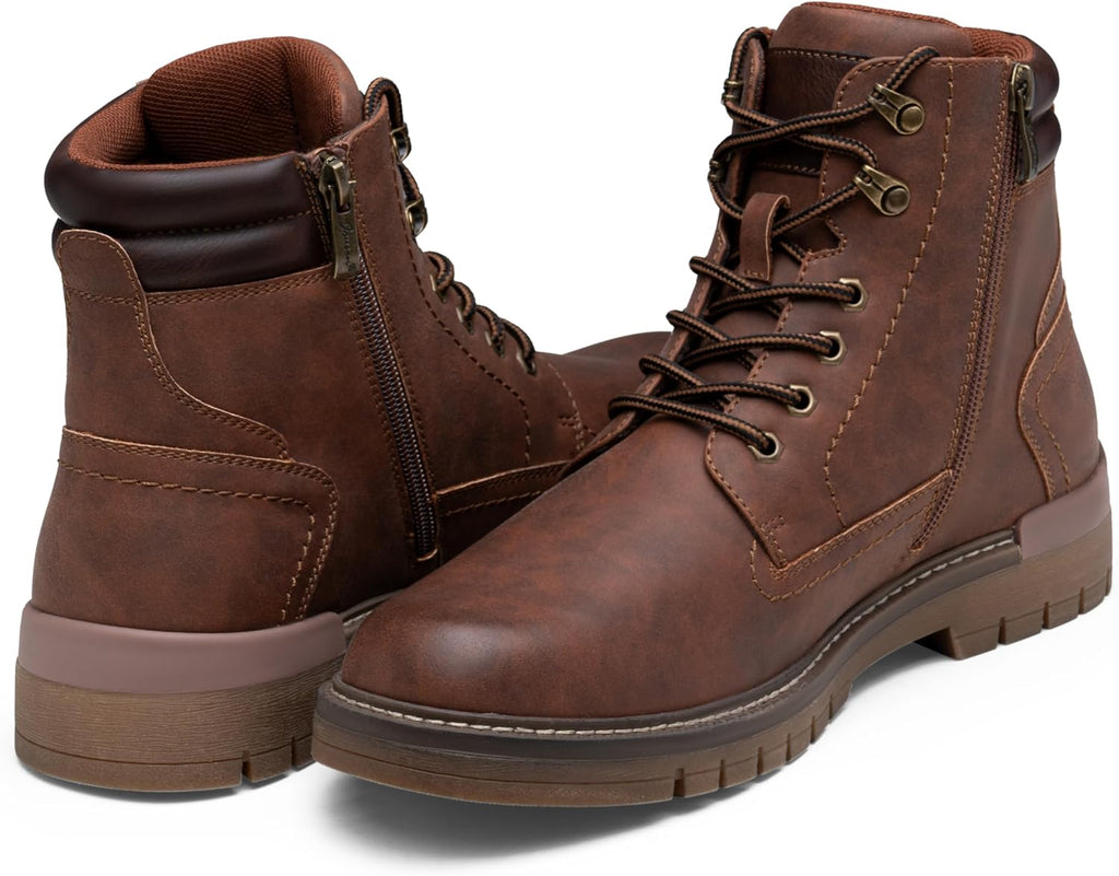 Mens Boots Fashion Casual Boot Hiking Zipper  Boots for Men