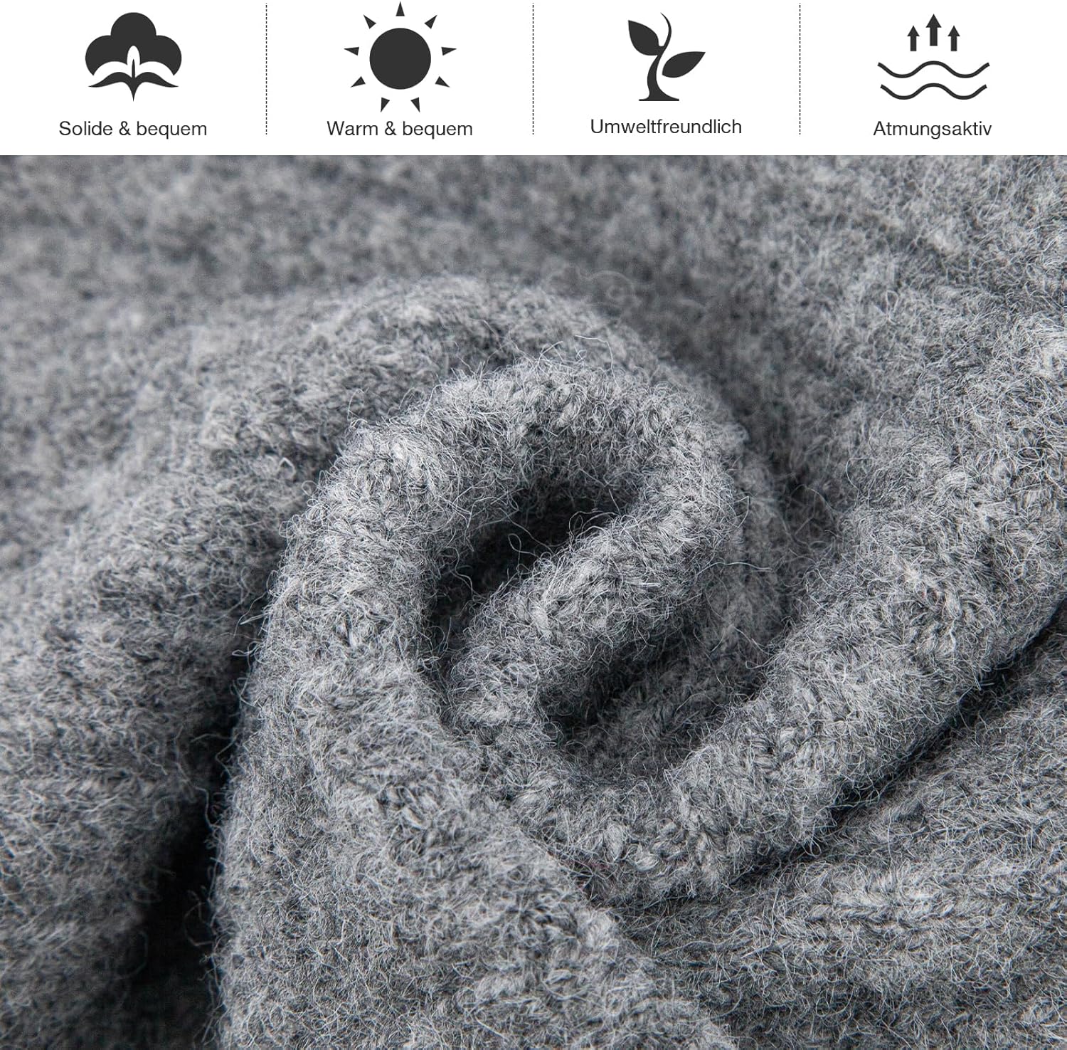 Cashmere Scarves for Mens and Women Winter Soft Knit Wool Scarf Man Long Chunky Warm Shawl