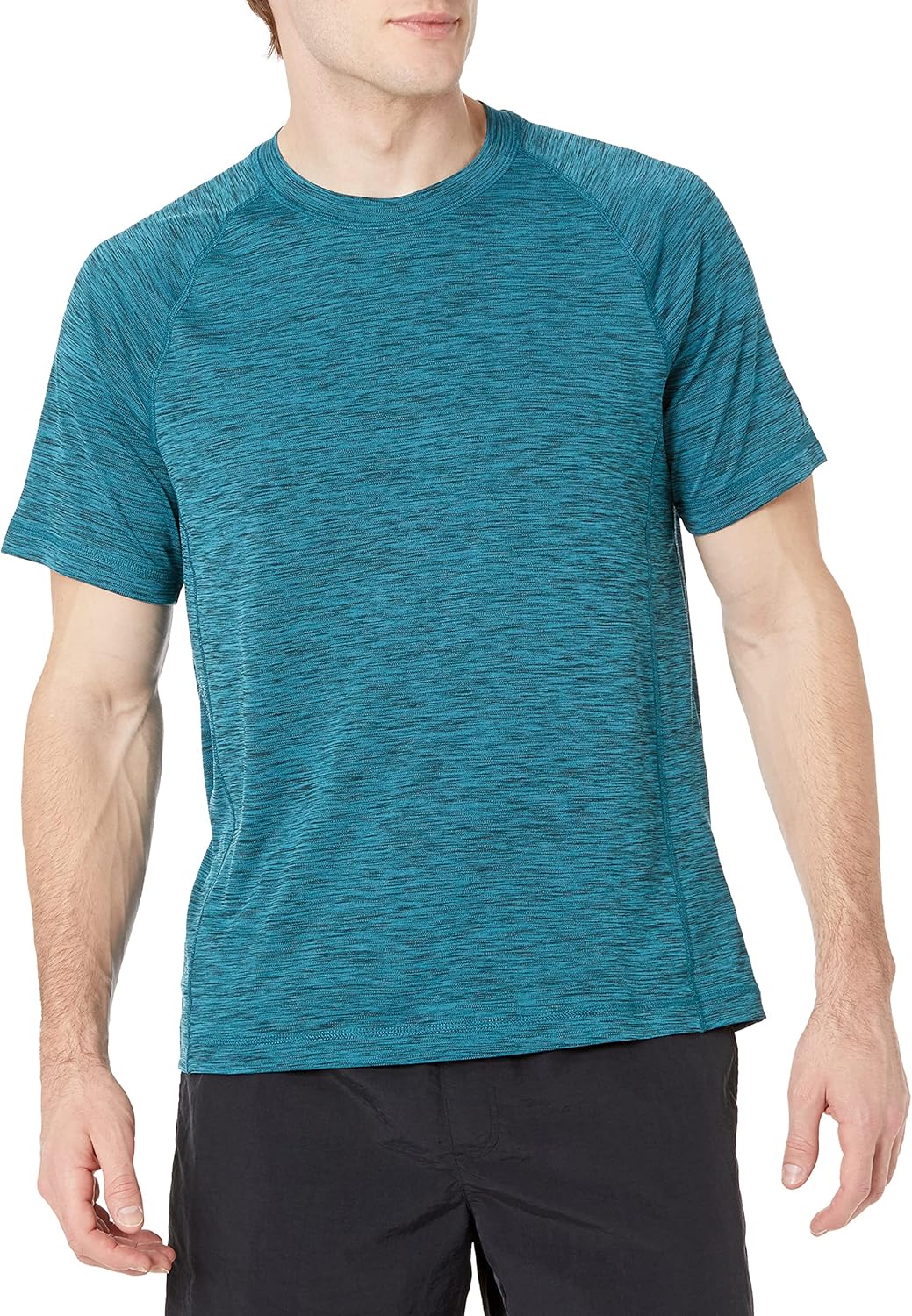 Men Slim-Fit Short-Sleeve Quick-Dry UPF 50 Swim Tee